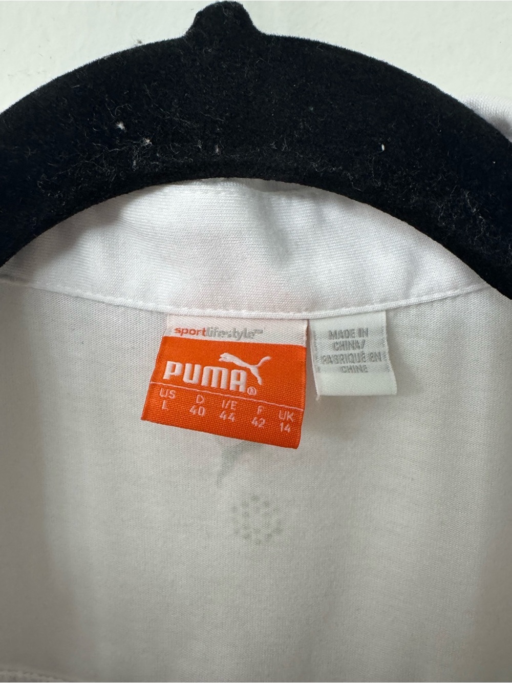 Puma White Sleeveless Polo Tank Top - Picture 3 of 3